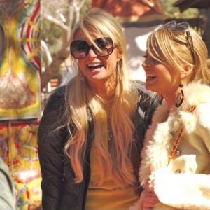 Still of Paris Hilton and Nicole Richie in The Simple Life 2003