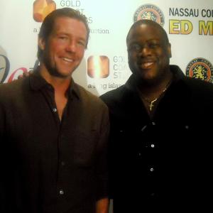 Ed Burns and Michael J. Arbouet at the 14 Annual Long Island International Film Expo