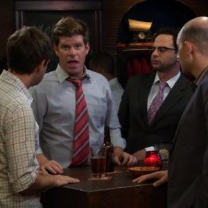 Still of Stephen Rannazzisi and Nick Kroll in The League 2009