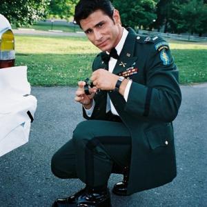 Hawke in Uniform Special Forces Officer as Best Man at fellow Officers Wedding Tennessee Summer 2004