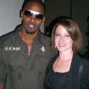 Jamie Foxx and Lana Veenker Twilight premiere afterparty November 17 2008