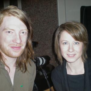Domnhall Gleeson and Lana Veenker. EPF's Shooting Stars Meet With International Casting Directors, Berlinale, February 2011