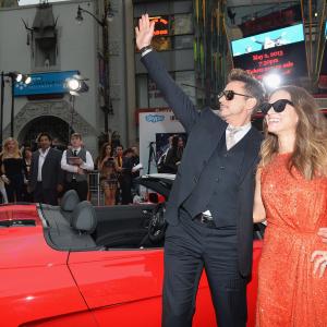 Robert Downey Jr and Susan Downey at event of Gelezinis zmogus 3 2013