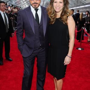 Robert Downey Jr and Susan Downey at event of Kersytojai 2012