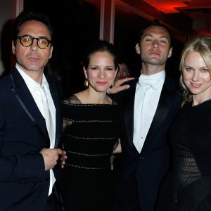 Jude Law, Robert Downey Jr., Naomi Watts and Susan Downey
