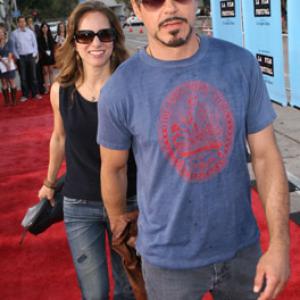 Robert Downey Jr and Susan Downey at event of Paper Man 2009