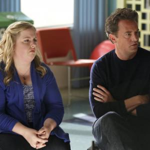 Still of Matthew Perry and Sarah Baker in Go On Theres No Ryan in Team 2012