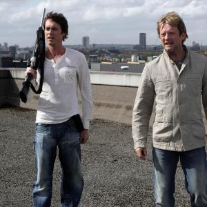 Still of Douglas Henshall and James Murray in Primeval 2007
