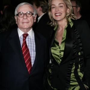 Sharon Stone and Dominick Dunne at event of Factory Girl 2006