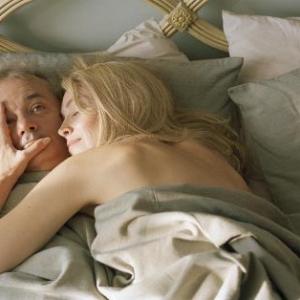 Still of Bill Murray and Sharon Stone in Broken Flowers 2005