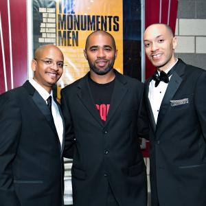 Timashion Jones, Dwan Thompson, & Walter V. Marshall at the Michigan premiere of A Love That Hurts.