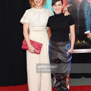 Krew Boylan and Yael Stone arrive at the New York Premiere of The Man From UNCLE