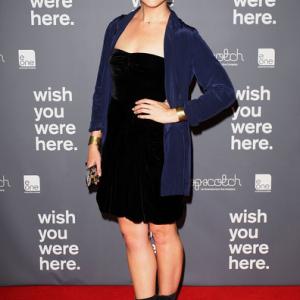 Krew Boylan attends the Wish You Were Here Australian Premiere at Hoyts Entertainment Quarter on March 19 2012 in Sydney Australia