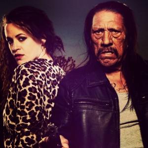 Danny Trejo and Clementine Heath in BULLET