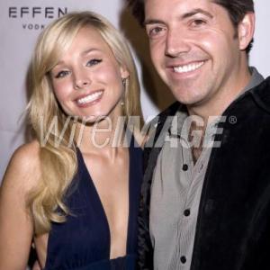 Kristen Bell and Paul Nygro at What We Do Is Secret premiere party.