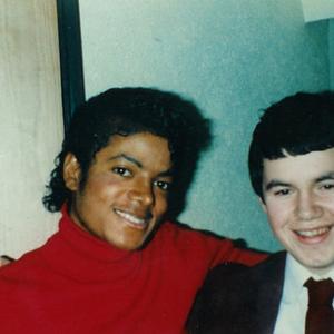 Michael Jackson with Terry George at the end of a 4 year friendship in 1983