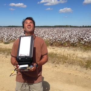 Shooting cotton field aerials in Waynesboro GA