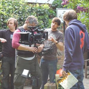 Giles Alderson directing the action in TAKEN