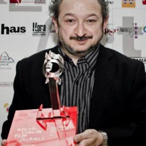 Orfeo Orlando  con il premio vinto da Krokodyle al Vittorio Veneto Film Festival 2012 Nel film Orfeo Orlando intepretava il ruolo di Theophilus
