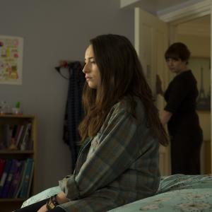 Still of Katherine Parkinson and Lucy Carless in Humans 2015