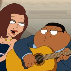 Elia Saldana as Cecilia and Kevin Michael Richardson as Junior in The Cleveland Show
