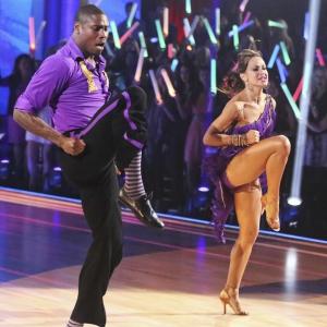 Still of Karina Smirnoff and Jacoby Jones in Dancing with the Stars: Week 1: Performance Show (2013)