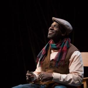 Oberon KA Adjepong as Ambimbola in ELECTRIC BABY at Two Rivers Theatre Company