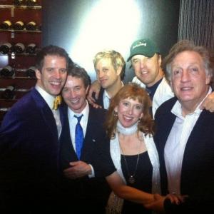 With Martin Short Kevin Nealon Jeff Babko Alan Zweibel and Teresa Thome for LaughFest