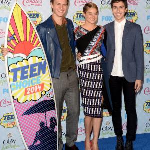 Shailene Woodley Nat Wolff and Ansel Elgort at event of Teen Choice Awards 2014 2014