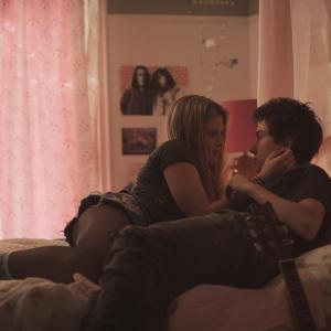 Still of Nat Wolff and Zoe Levin in Palo Alto 2013