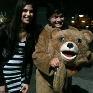 On the set of 'Death of a Teddy Bear