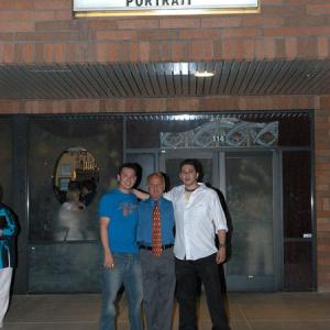 DirectorProducer team Brian and Dean Ronalds with Executive Producer Kevin Berman at the Portrait Premiere at Farrrellis Cinema Supper Club in Scottsdale AZ
