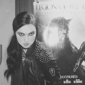 Alicia at the screening of Legion Of The Black
