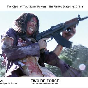 Lee Chen in an amazing scene from Two de Force about the clash of two superpowers US vs China Produced by Orna Rachovitsky  Orestes Matacena Written  Directed by Orestes