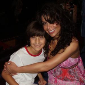 Emilio with Paula Abdul at the Opening Night of Cheer!a Richard Frankel Production