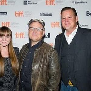 Tara Lynne Barr, Bobcat Goldthwait and Joel Murray at the TIFF world premiere of God Bless America.