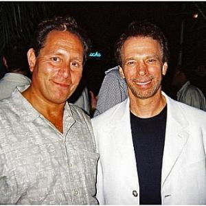 Mark Valinsky and Jerry Bruckheimer at movie premier after party