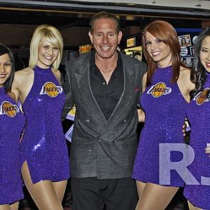 With the L A Lakers Cheerleaders - Bowling with the Baldwins Charity Event.