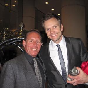 Mark Valinsky and Joel McHale at the Beverly Hilton Hotel Beverly Hills California