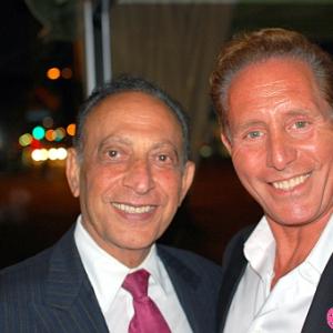 Beverly Hills Mayor Jimmy Delshad and Actor / Producer Mark Valinsky on the red carpet together for Breast Cancer Awareness in Beverly Hills