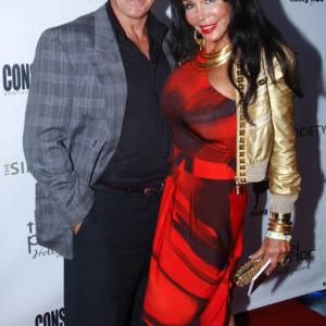 Actor  Producer Mark Valinsky with Internationally acclaimed spiritual messenger healer and Author Dawn Christie  On the Red Carpet Charity Event for The Sirens Society