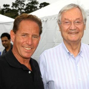 Actor  Producer Mark Valinsky with Lifetime Achievement Academy Award winning Director Roger Corman at Pebble Beach Concourse dElegance event