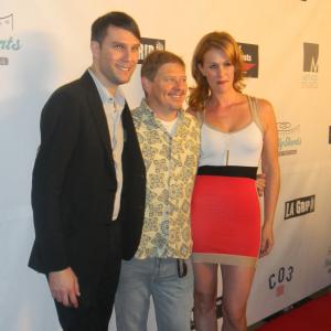 Casey Geisen Dave Foley and Jamie M Fox at Opening Night of HollyShorts Graumans Theater