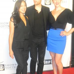 Camille Chen, Casey Geisen and Jamie Fox at the HollyShorts Festival - Grauman's Chinese Theater