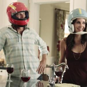Still of Courteney Cox and Brian Van Holt in Cougar Town 2009