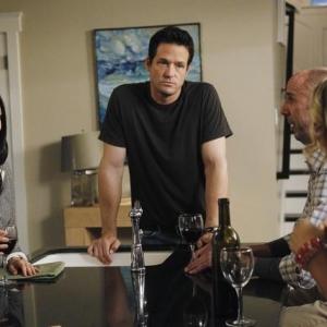 Still of Courteney Cox Bob Clendenin Josh Hopkins and Busy Philipps in Cougar Town 2009