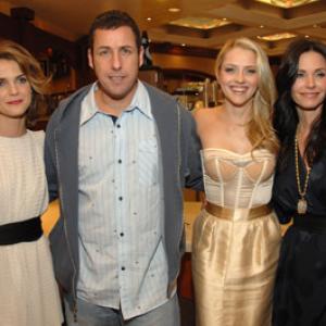 Courteney Cox Adam Sandler Keri Russell and Teresa Palmer at event of Bedtime Stories 2008