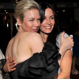 Renée Zellweger and Courteney Cox at event of Appaloosa (2008)