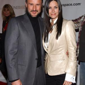 David Arquette and Courteney Cox at event of The Tripper 2006
