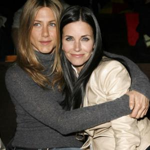 Jennifer Aniston and Courteney Cox at event of The Tripper 2006